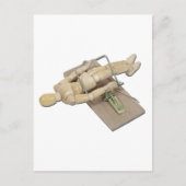 ModelTrappedMouseTrap062011 Postkarte (Vorderseite)