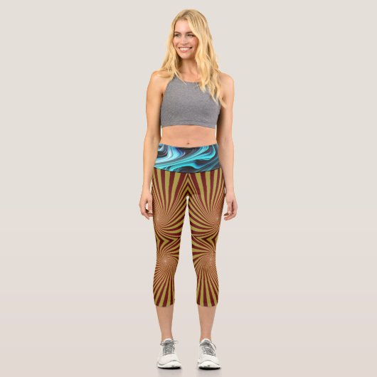 ModeLuxe – Trendy High-Waisted Capris (Vorderseite)