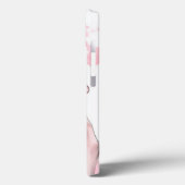 Modemädchen mit Lollipop, rosa Aquarell Case-Mate iPhone Hülle (Rückseite / Links)