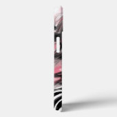 Modemädchen mit Lollipop, rosa Aquarell Case-Mate iPhone Hülle (Rückseite / Rechts)