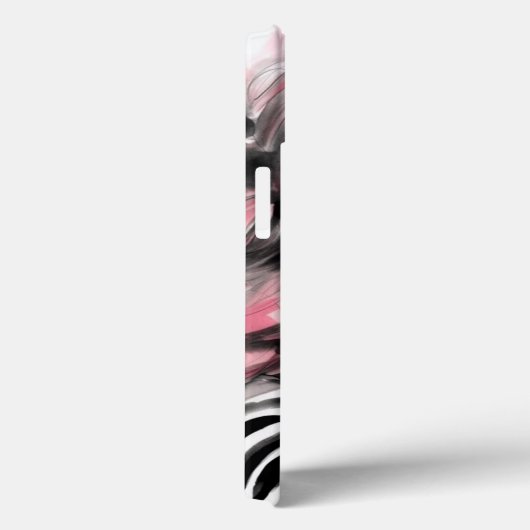 Modemädchen mit Lollipop, rosa Aquarell Case-Mate iPhone Hülle (Rückseite / Rechts)