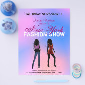 Modemanzeige Boutique Werbeaktion für benutzerdefi Flyer (Einzeln)