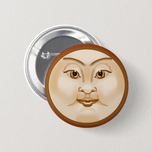 Modemgesicht Button (Vorne & Hinten)