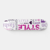 Modemodell Stil Schönheit Alte Schule Skateboard (Horizontal)