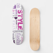 Modemodell Stil Schönheit Alte Schule Skateboard (Vorderseite)