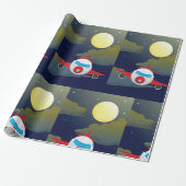 Modempapier und Flugzeugumschlagpapier Geschenkpapier (Ungerollt)