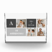 Moden 3Collage Foto & Grau Bestes Familiengeschenk (Vorderseite)