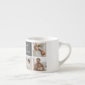 Moden 3Collage Foto & Grau Bestes Familiengeschenk Espressotasse (Rechts)