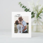 Moden Foto Weihnachts Postcard bearbeitbar druckba Postkarte (Stehend Vorderseite)