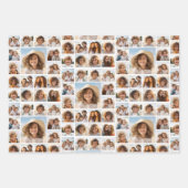 Moden, Minimal Foto Grid mit 17 Fotos Geschenkpapier Set (Vorderseite 2)