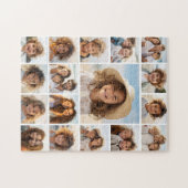 Moden, Minimal Foto Grid mit 17 Fotos Puzzle (Horizontal)