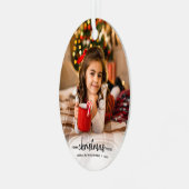 Moden Ornaments Foto Weihnachten Ornament Aus Metall (Vorderseite links)