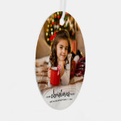 Moden Ornaments Foto Weihnachten Ornament Aus Metall (Vorderseite Rechts)