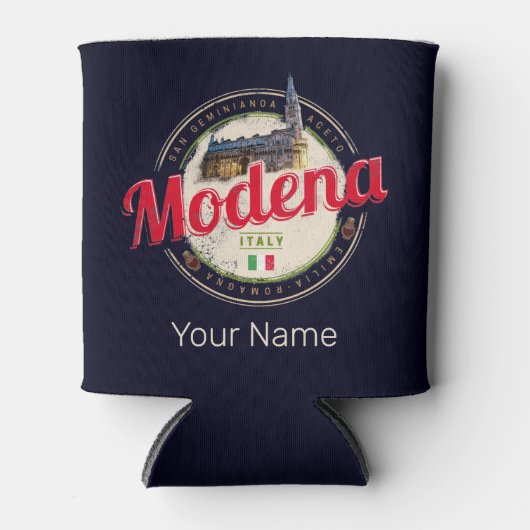 Modena Emilia-Romagna Balsamic Italien Souvenir Dosenkühler (Vorderseite)