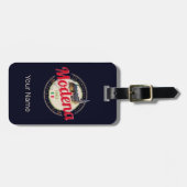 Modena Emilia-Romagna Balsamic Italien Souvenir Gepäckanhänger (Vorderseite horizontal)