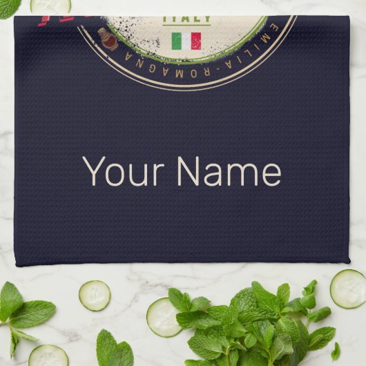 Modena Emilia-Romagna Balsamic Italien Souvenir Geschirrtuch (Gefaltet)