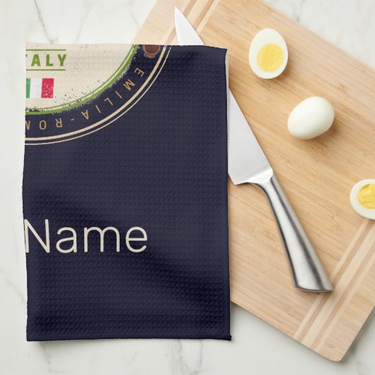 Modena Emilia-Romagna Balsamic Italien Souvenir Geschirrtuch (Viertel Falte)