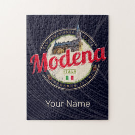 Modena Emilia-Romagna Balsamic Italien Souvenir Puzzle