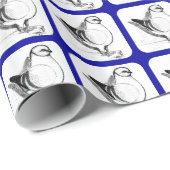 Modena Gazzi Pigeon 1978 Geschenkpapier (Rolleneckpunkt)