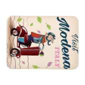 Modena Italy Scooter Reiseplakat Magnet (Horizontal)