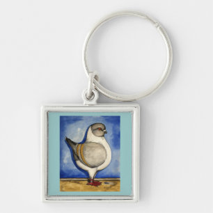 Modena Silver Gazzi Pigeon Schlüsselanhänger