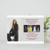 Modenschau Flyer Vorlage (Stehend Vorderseite)
