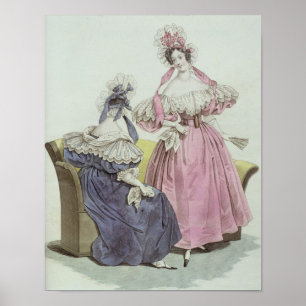 Modeplatte "Le Follet Courrier Salons" Poster
