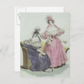 Modeplatte "Le Follet Courrier Salons" Postkarte (Vorne/Hinten)
