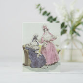 Modeplatte "Le Follet Courrier Salons" Postkarte (Stehend Vorderseite)