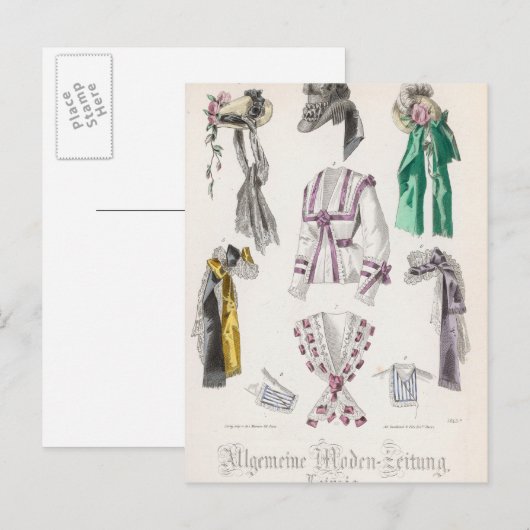 Modeplatte Postkarte (Vorne/Hinten)