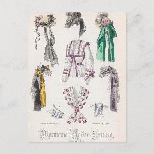 Modeplatte Postkarte (Vorderseite)