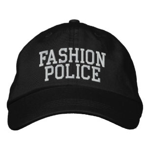 Modepolizei Bestickte Baseballkappe