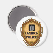 Modepolizei Magnet (Vorderseite/Rückseite)