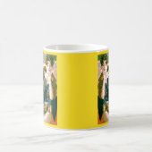 Modeportrait der 50er Jahre Kaffeetasse (Mittel)