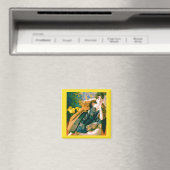Modeportrait der 50er Jahre Magnet (In Situ (Geschirrspüler))