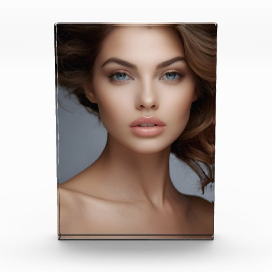 Modeportrait der Frauenkunst Fotoblock (Vorderseite)