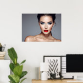 Modeportrait der Frauenkunst Poster (Heimbüro)