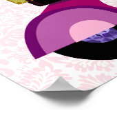 Modeposter-Verkaufsroller Frau Pink Diamonds Poster (Ecke)