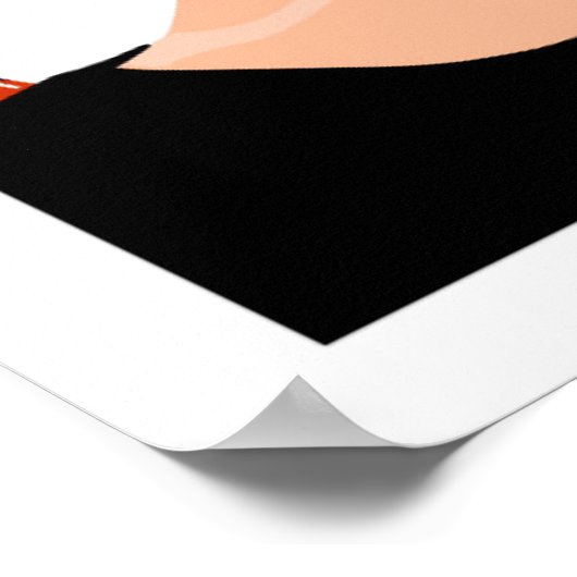 Modeposter, weibliche Kunst, Flachbildschirm, Wall Poster (Ecke)