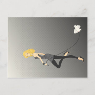 Modepostkarte Postkarte