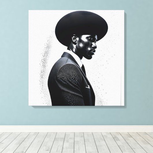 Modeprofil Leinwanddruck (Insitu (Holzboden))