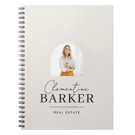 Moder arch photo Business Branding Notizblock (Vorderseite)