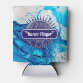 Moder Blue Swirl Bunco Lucky Dice Cooler Dosenkühler (Vorderseite)