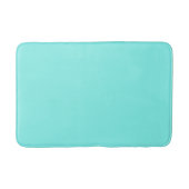 Moder chic minimalalist monogram Turquoise aqua bl Badematte (Vorderseite)
