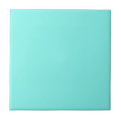 Moder chic minimalalist monogram Turquoise aqua bl Fliese (Vorderseite)