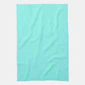 Moder chic minimalalist monogram Turquoise aqua bl Geschirrtuch (Vertikal)