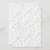 Moder Sprinkle Babydusche Einladung (Rückseite)