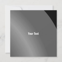 Moderate schwarze Moderne schattige Qr Karte