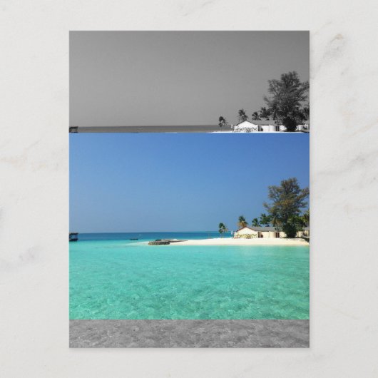 Moderate Sepia Moderne Flachbilder Wirkung Postkarte (Vorderseite)