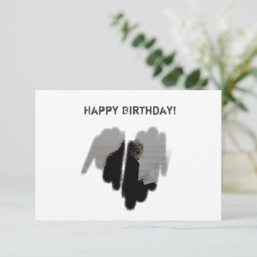 Moderater Graffiti-bespritzter Herzrahmen (Stehend Vorderseite)